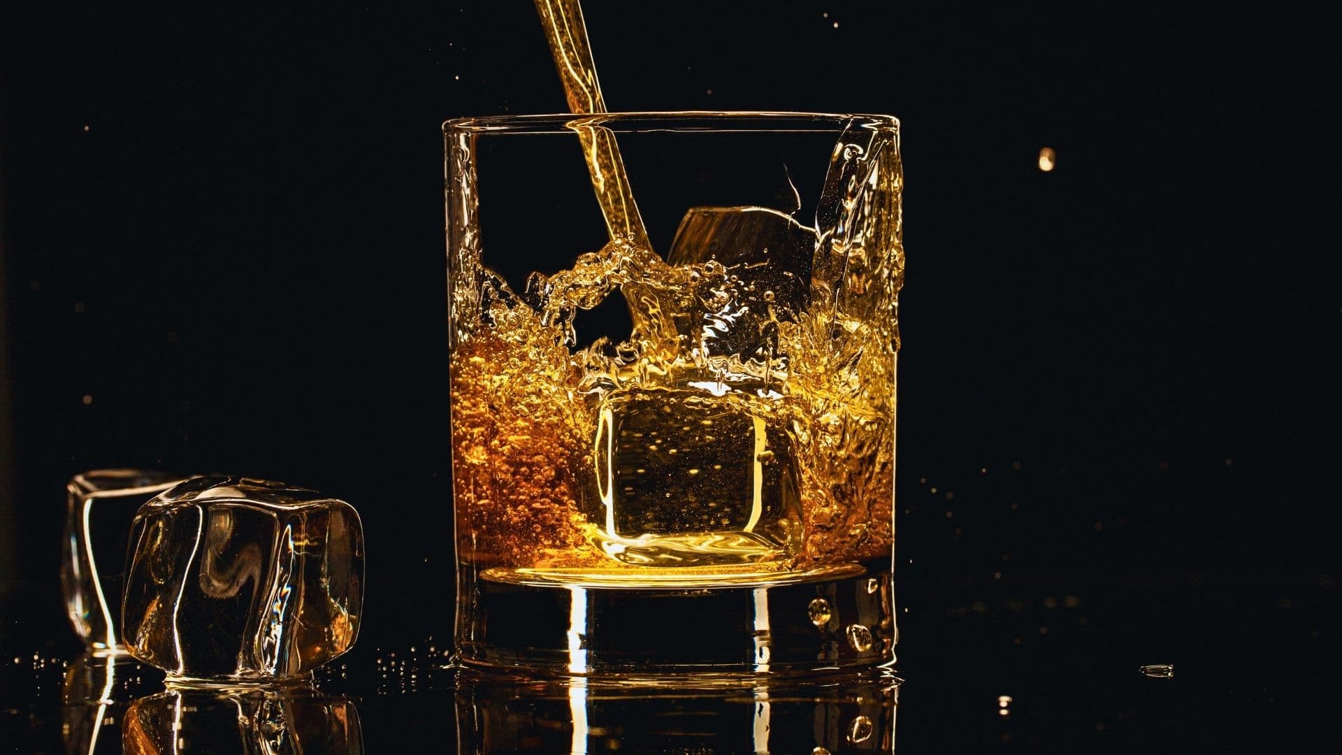 scotch pouring inot the glass