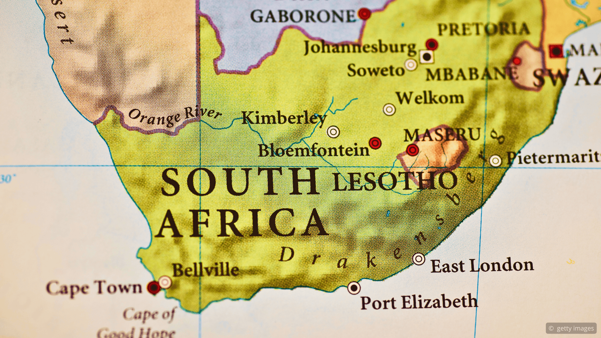 south africa map